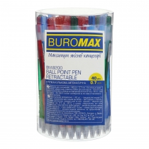 Ручка кулькова автоматична, 0,7 мм Buromax BM.8200