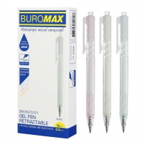 Ручка гелевая автоматическая NOVEL Buromax BM.8372-01