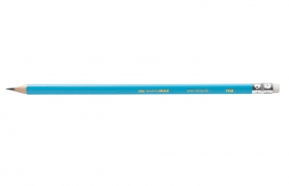 Карандаш графитовый PASTEL, HB, ассорти, с резинкой, туба-20 шт. Buromax BM.8526-20