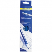 Набор карандашей для черчения, 12шт."PROFESSIONAL Buromax BM.8565