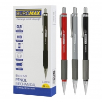 Олівець механічний Classical, 0.5 мм, з грипом, пластиковий корпус Buromax BM.8658