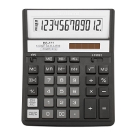 Калькулятор BS-777ВК 12р., 2-живл, чорний Brilliant BS-777BK