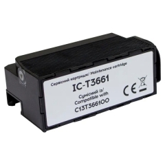 Контейнер сумісний для відпрацьованих чорнил Epson T3661/EPMB1/C13T366100 з чіпом Barva (IC-T3661) BUNK-BAR-EPS-T3661