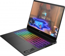Ноутбук HP OMEN 16-ah0042ua 16" 2.5K OLED, Intel U9-275HX, 64GB, F2048GB, NVD5090-24, DOS, черный BV8Y4EA