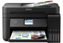 БФП ink color A4 Epson EcoTank L6290 33_20 ppm Fax ADF Duplex USB Ethernet Wi-Fi 4 inks Black Pigment C11CJ60406