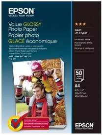 Папір Epson A4 Value Glossy Photo Paper 50 л. C13S400036