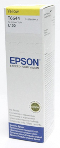 Контейнер з чорнилом Epson T6644 EcoTank L110/L120/L121/L1300/L1455/L210/L300/L3050/L3060/L3070/L355/L382/L386/L486/L550/L605/L655/L364/L132/L222/L312/L366/L456 C13T66444A