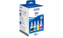 Контейнери з чорнилом Epson T664 EcoTank  L110/L120/L121/L1300/L1455/L210/L300/L3050/L3060/L3070/L355/L382/L386/L486/L550/L605/L655/L364/L132/L222/L312/L366/L45 C13T66464A