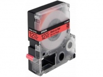 Картридж зі стрічкою Epson LK4RBP принтерів LW-300/400/400VP/700 Pastel Black/Red 12mm/9m C53S654007