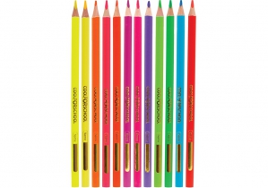 Карандаши цветные "Neon", 12 цветов, трехгранные COOLFORSCHOOL CF15167