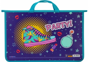 Портфель пластиковый на молнии "Beauty" COOLFORSCHOOL CF30001-01