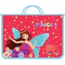 Портфель пластиковый на молнии "Princess" COOLFORSCHOOL CF30001-05