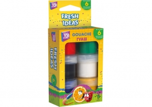 Гуаш 10 мл, 6 кольорів, в блістері  COOLFORSCHOOL CF60165