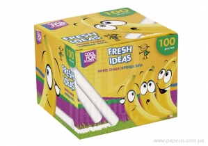 Крейда шкільна біла Fresh Ideas, 100 шт. COOLFORSCHOOL CF60702