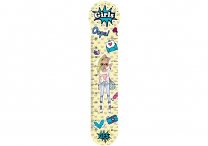 Закладинки пластикові для книг Girls (4 шт.) COOLFORSCHOOL CF69113