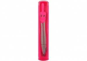 Циркуль з лінійкою, Economix, рожевий COOLFORSCHOOL CF81438