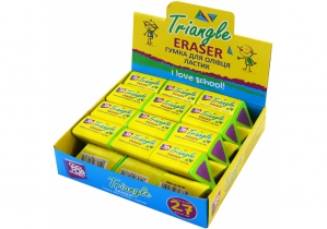 Гумка для олівця в індивідуальній упаковці Triangle COOLFORSCHOOL CF81737
