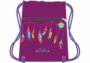 Сумка для обуви на два отделения с молнией "Boho" COOLFORSCHOOL CF85737