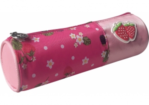 Пенал мягкий" Strawberry", тубус COOLFORSCHOOL CF85975-01