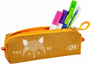 Пенал прямокутний на 1 відділення Foxy COOLFORSCHOOL CF87122