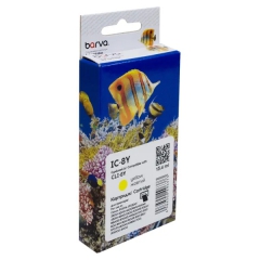 Картридж сумісний Canon CLI-8Y (0623B024) 490 арк, жовтий Barva (IC-8Y) CI-BAR-CAN-CLI-8-Y