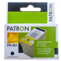 Картридж Epson t051150 (pn-051) Black Patron CI-EPS-T051150-B-PN