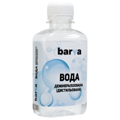 Вода демінералізована (дистильована) Barva флакон 180 мл (f5-h2o-180) CS-BARE-F5-H2O-180