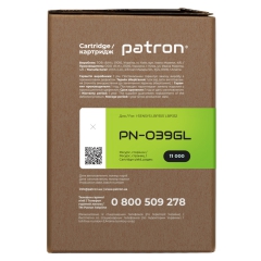 Картридж совместимый Canon 039 green label Patron (pn-039gl) CT-CAN-039-PN-GL