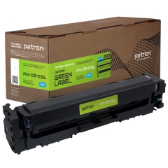 Картридж сумісний Canon 054 green label, блакитний Patron (pn-054cgl) CT-CAN-054-C-PN-GL