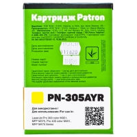 Картридж HP clj ce412a (pn-305ayr) Yellow Patron extra CT-HP-CE412A-Y-PN-R