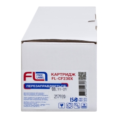Тонер-картридж совместимый HP 30x (cf230x) free label (fl-cf230x) CT-HP-CF230X-FL