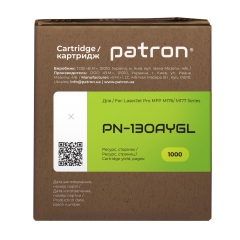 Тонер-картридж сумісний HP 130a (cf352a) green label, жовтий Patron (pn-130aygl) CT-HP-CF352A-Y-PN-GL