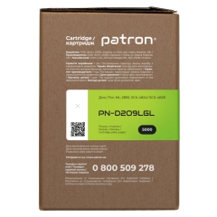 Картридж сумісний Samsung mlt-d209l green label Patron (pn-d209lgl) CT-SAM-MLT-D209LPNGL