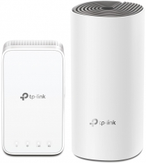 Маршрутизатор TP-LINK DECO E3 2PK (Deco E4R +Deco M3W) AC1200 2xFE LAN/WAN MU-MIMO MESH DECO-E3-2-PACK