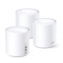 Маршрутизатор TP-LINK DECO X60 3PK AX3000 1xGE LAN 1xGE WAN MU-MIMO OFDMA MESH DECO-X60-3-PACK