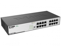 Коммутатор D-Link DGS-1016D 16xGE, Неуправляемый