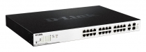 Коммутатор D-Link DGS-1100-26MPP 24xGE PoE, 518Вт, EasySmart