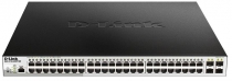 Коммутатор D-Link DGS-1210-52MPP/ME 48xGE PoE, 4xSFP, 740Вт MetroEthernet