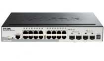 Коммутатор D-Link DGS-1510-20 16xGE, 2xSFP, 2xSFP+, SmartPro
