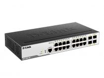 Коммутатор D-Link DGS-3000-20L 16xGE, 4xSFP, L2