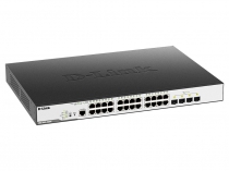 Коммутатор D-Link DGS-3000-28X 24xGE, 4xSFP+, L2