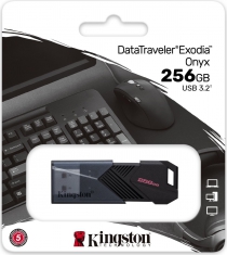 Накопитель Kingston  256GB USB 3.2 Type-A Gen1 DT Exodia Onyx DTXON/256GB