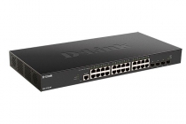 Коммутатор D-Link DXS-1210-28T 24x10GE, 4x2SFP28 Websmart