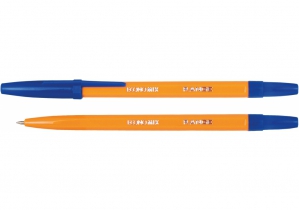 Ручка шариковая ECONOMIX RANGE 0,5 мм. Корпус оранжевый, пишет синим E10138-02