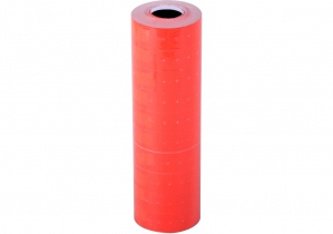 Етикетки-цінники 21х12 мм Economix, 1000 шт/рул., червоні E21301-03