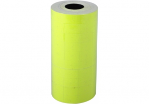 Етикетки-цінники 16х23 мм Economix, 700 шт/рул., жовті E21302-05