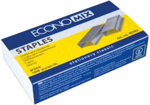 Скобы №24/6 Есопоміх, 1000 шт. ECONOMIX E40302