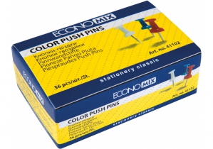Кнопки-гвоздики Economix, 36 шт. E41102