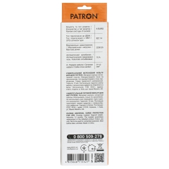Мережевий фільтр для дбж 5 розеток Black 0.5 м, 3*1мм2 sp-1052u Patron EXT-PN-SP-1052U