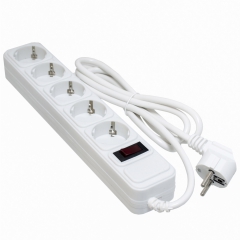 Сетевой фильтр 5 розеток white 5.0 м, 3*1мм2 sp-1055w Patron EXT-PN-SP-1055W